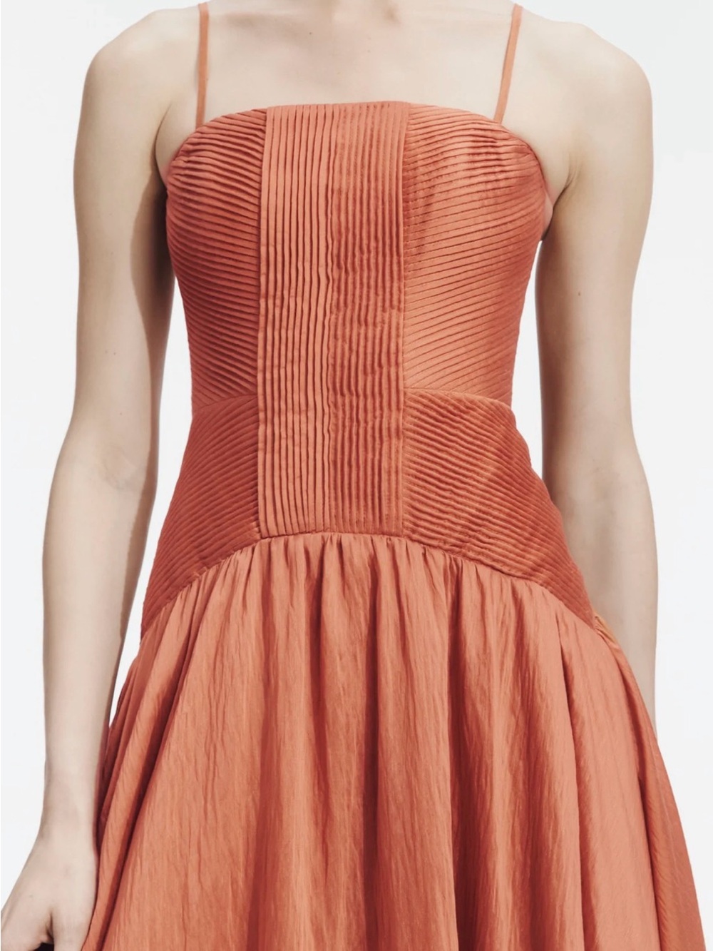 Aje Contour Gown Coral Clay US 10 Aus 14 - Picture 2 of 8